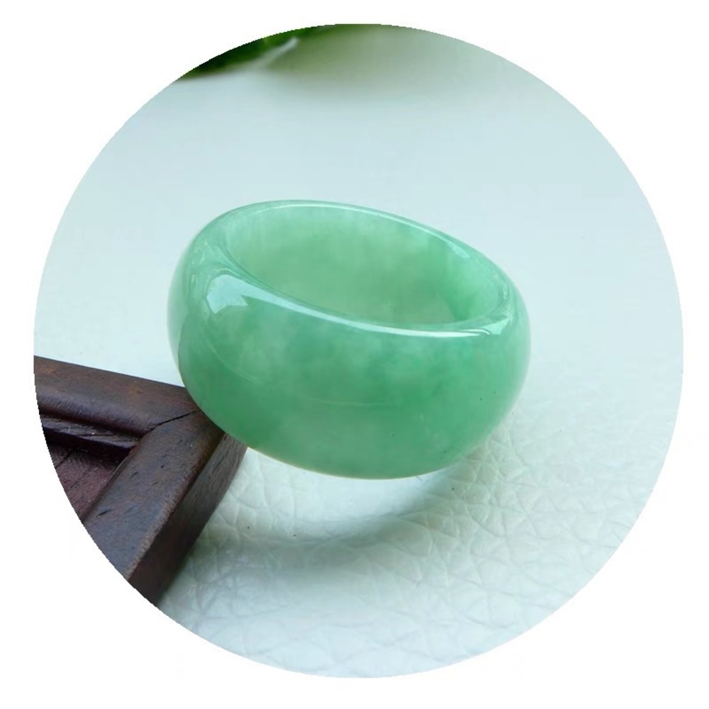 Natural Grade A Type Jadeite BurmeseJade ring
